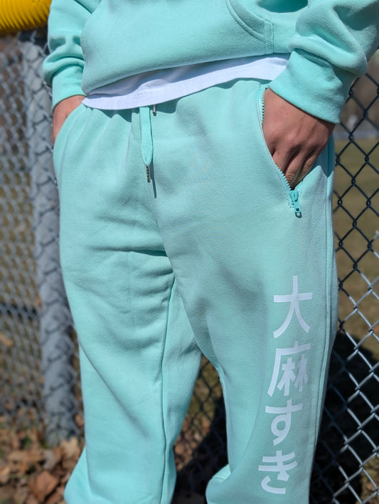 Mint Green Joggers