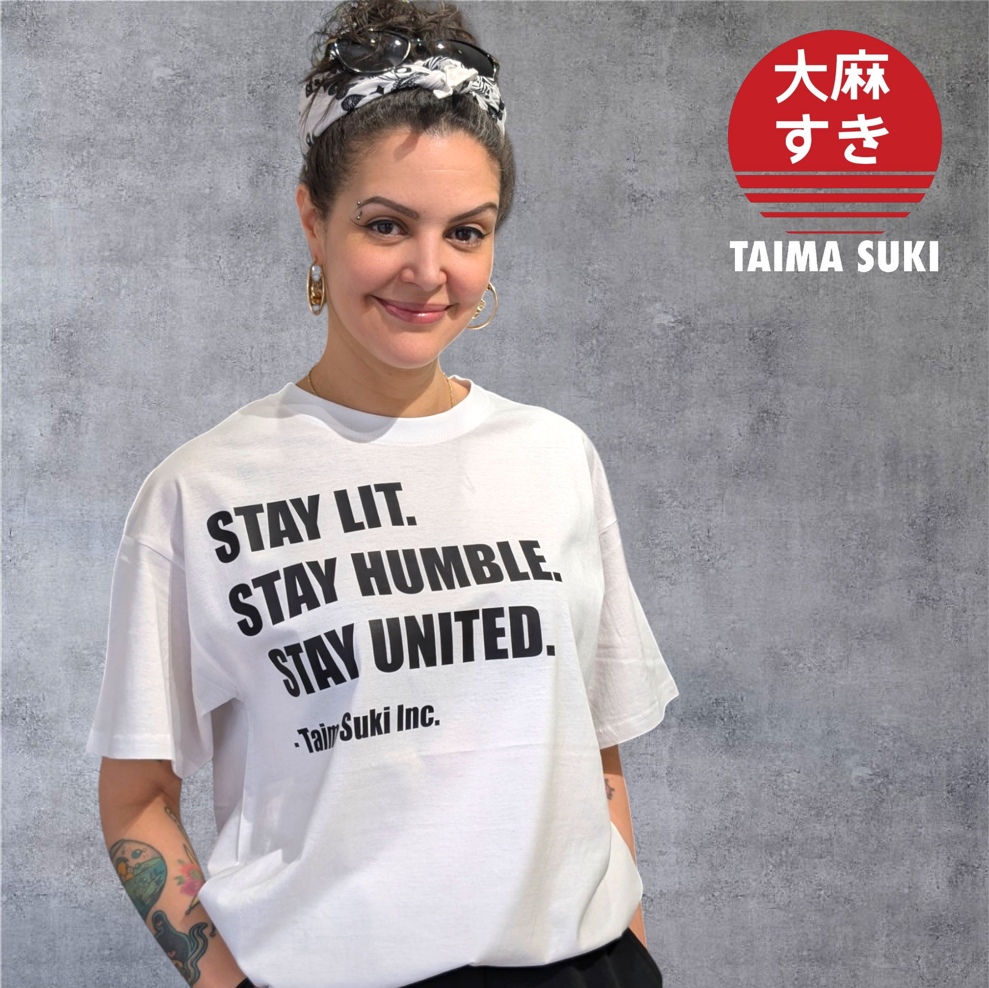 Stay Lit, Stay Humble T-Shirts White