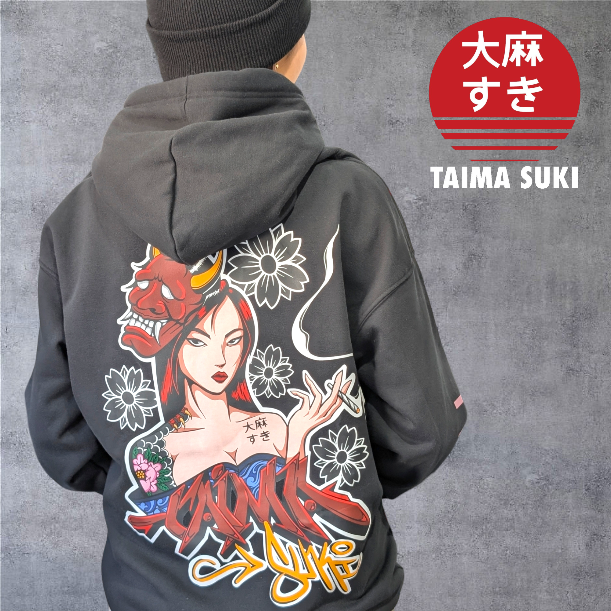 The “Taima Suki” Graphic Hoodie